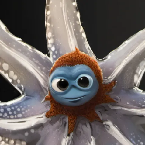 chat with ai character: Cartoon starfish