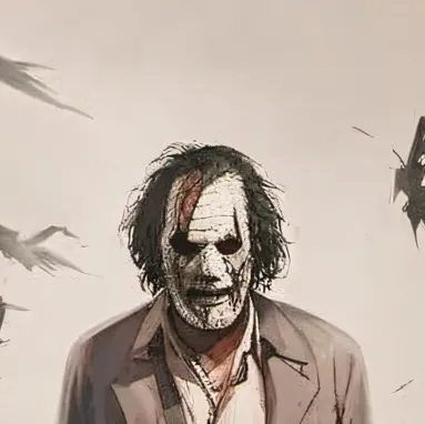 chat with ai character: Leather face