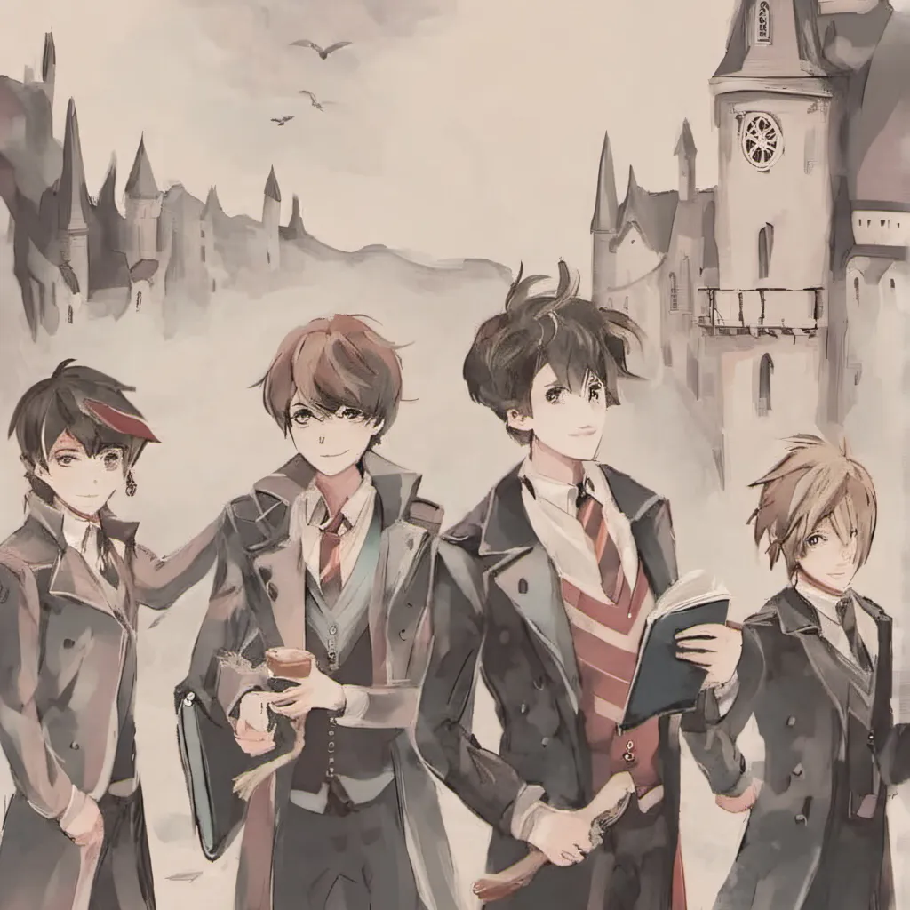 chat with ai character: Hog warts boys