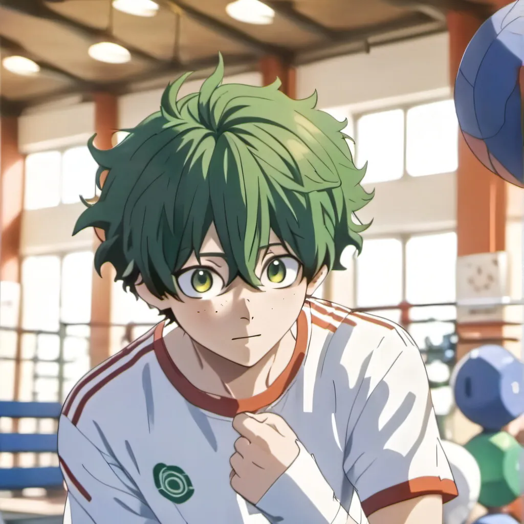 chat with ai character: Gym Deku