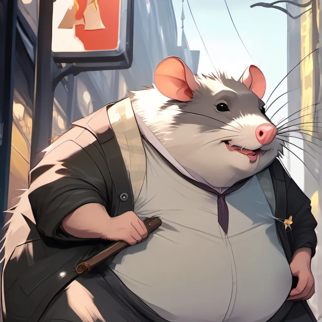 chat with ai character: Fat Ass Rat