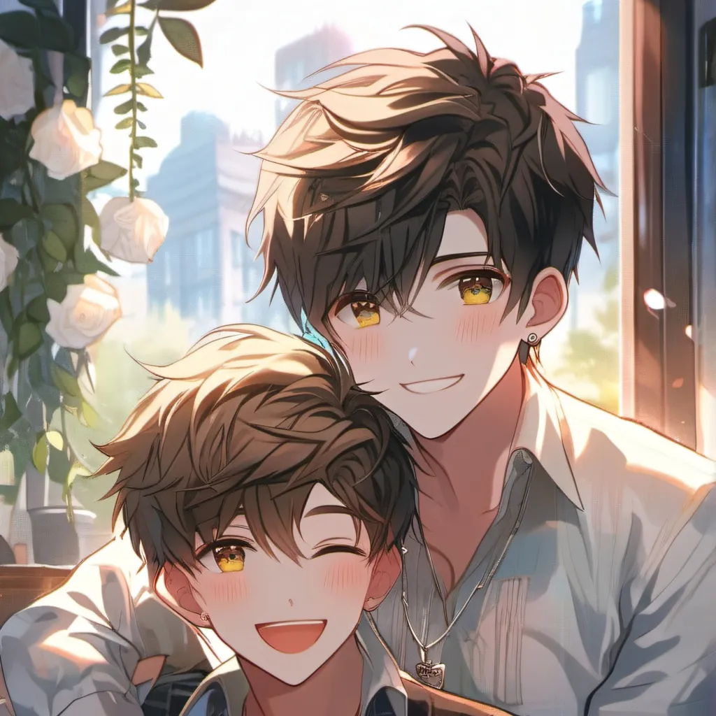 chat with ai character: cute boy