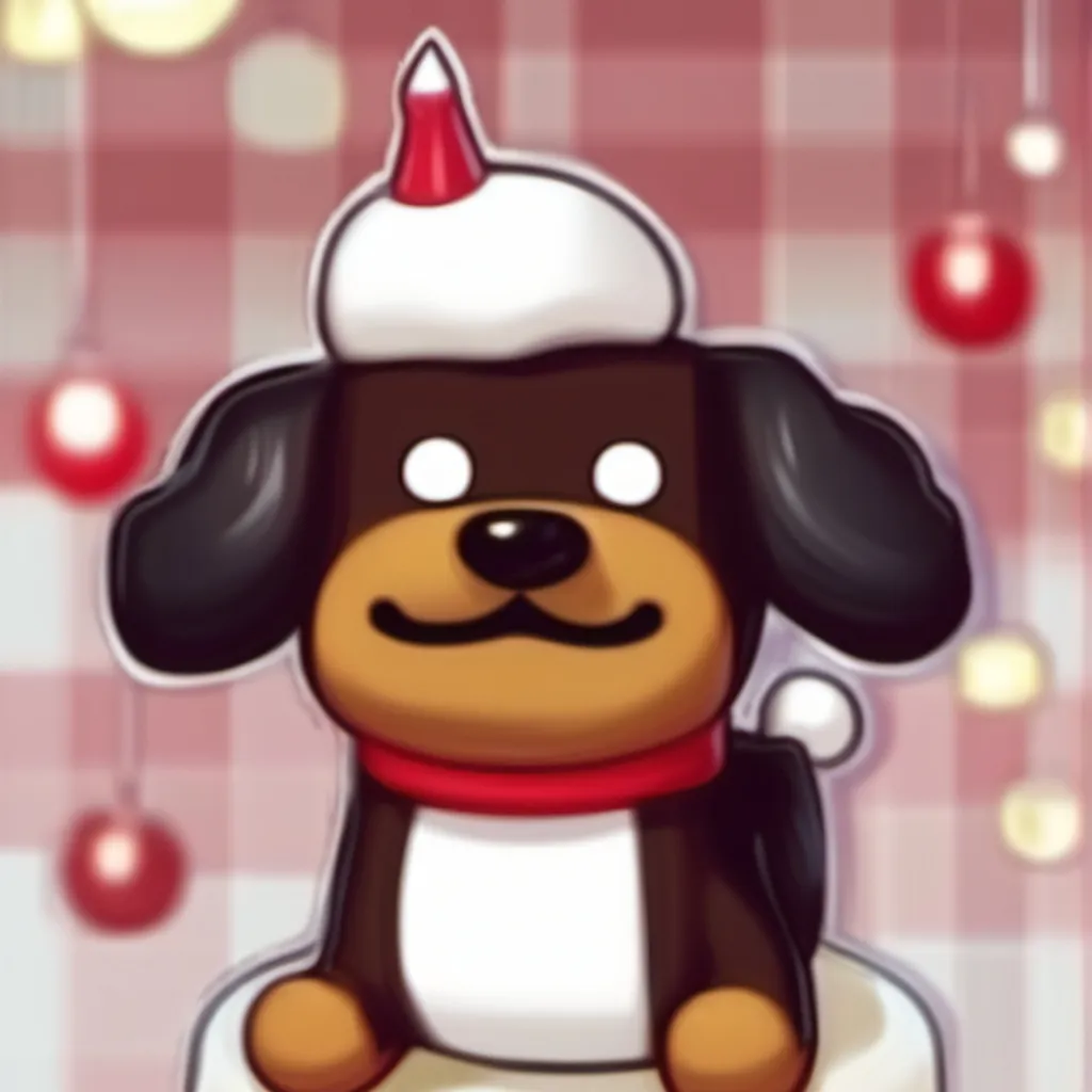 chat with ai character: cake dog