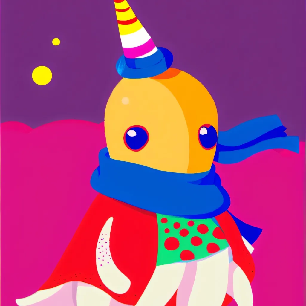 chat with ai character: cute unicorn squid