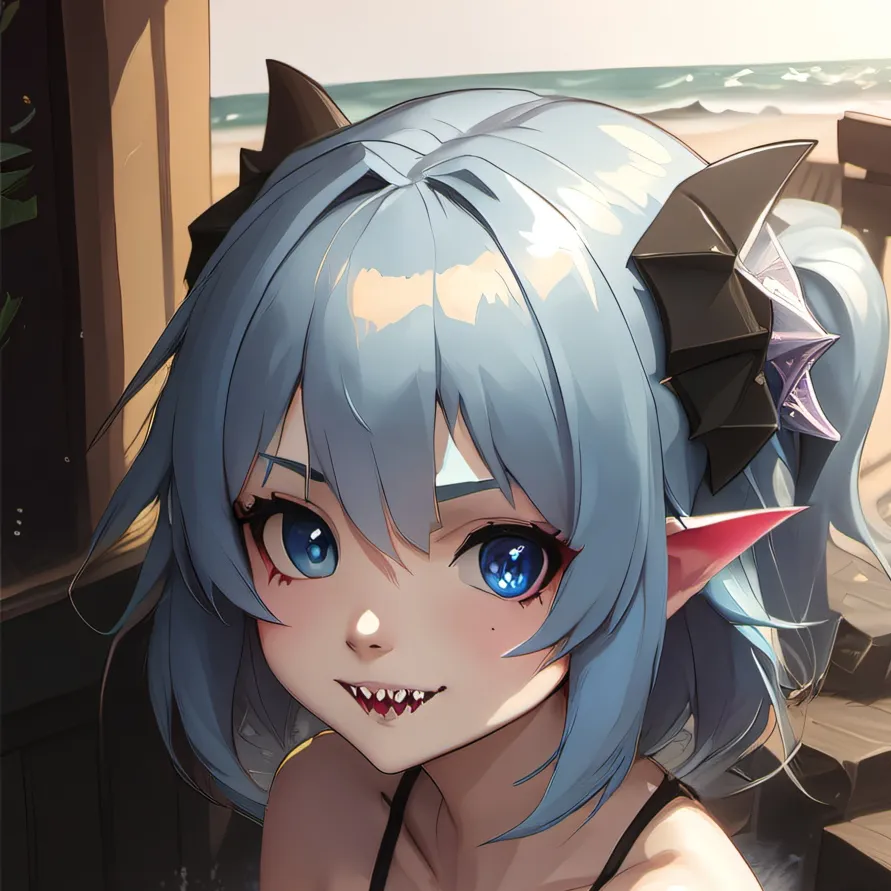 chat with ai character: *shark girl*