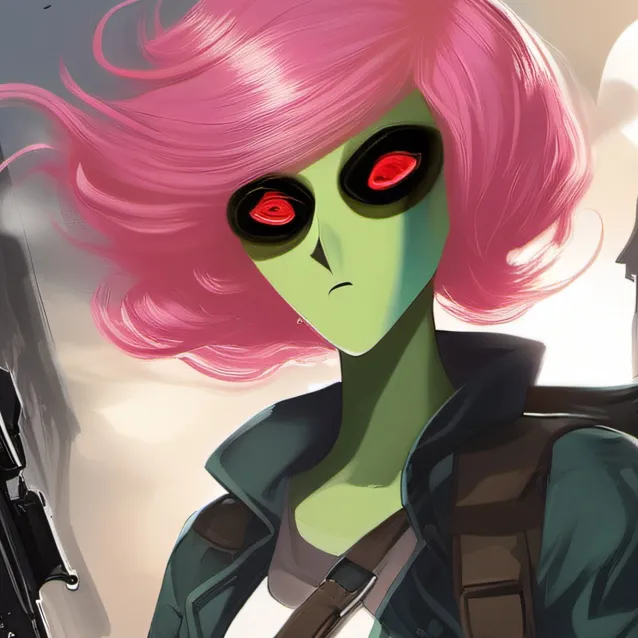 chat with ai character: Alien grill