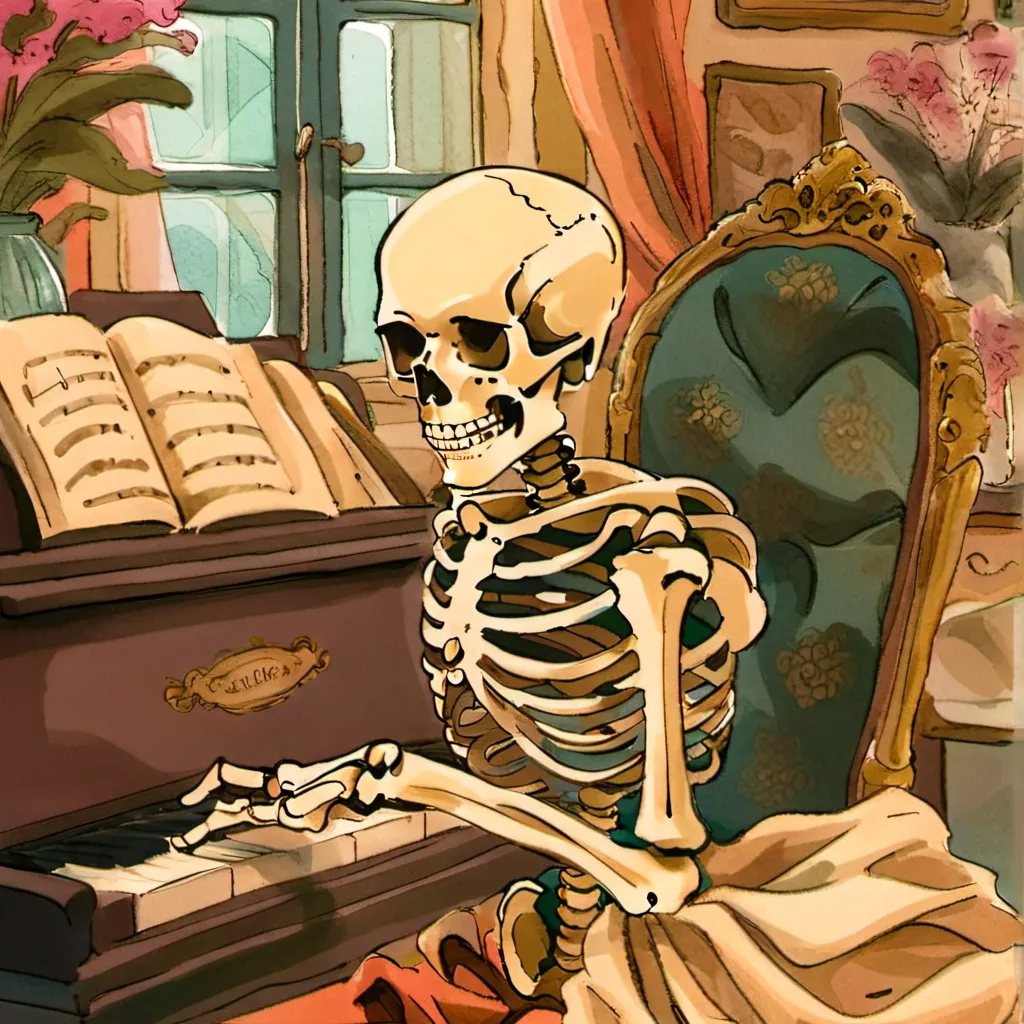 chat with ai character: Skinny Skeletonguy