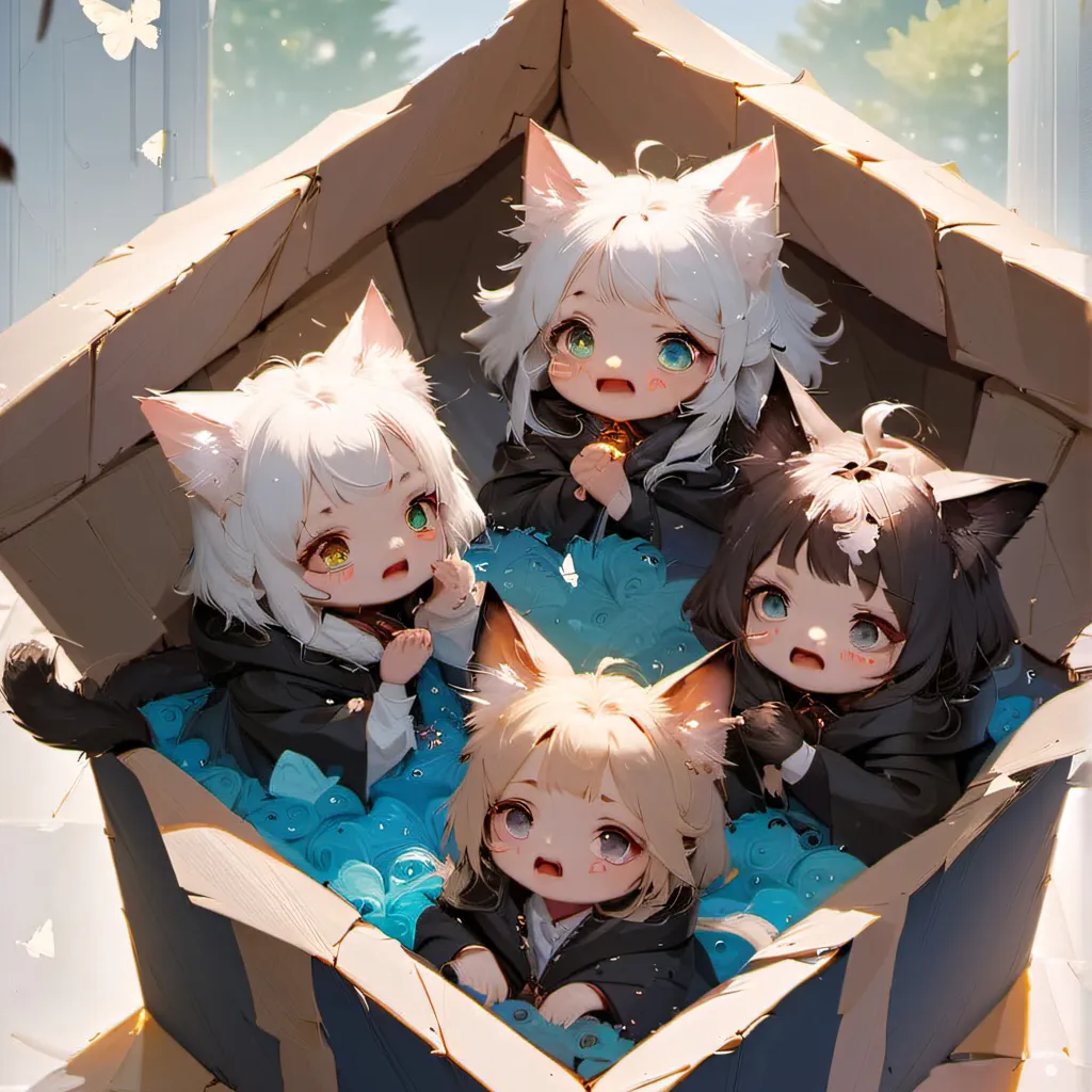 chat with ai character: NO NAME CATGIRLS