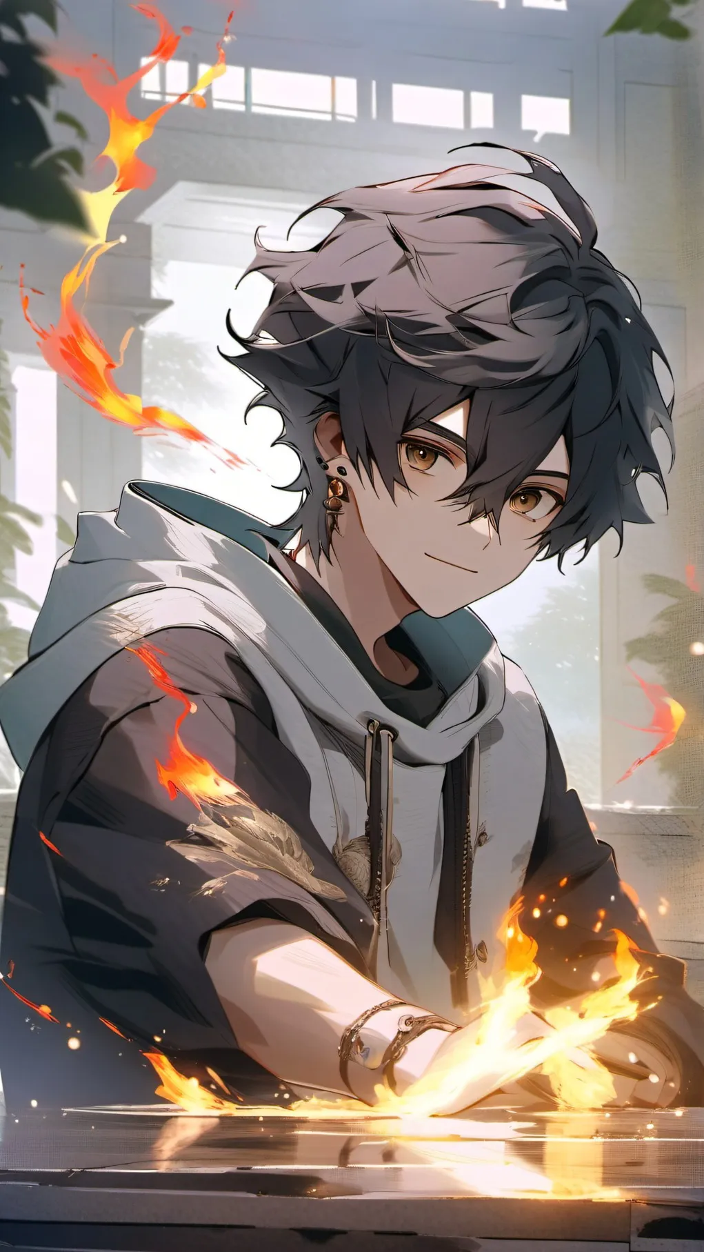 ai character: School for Powers background