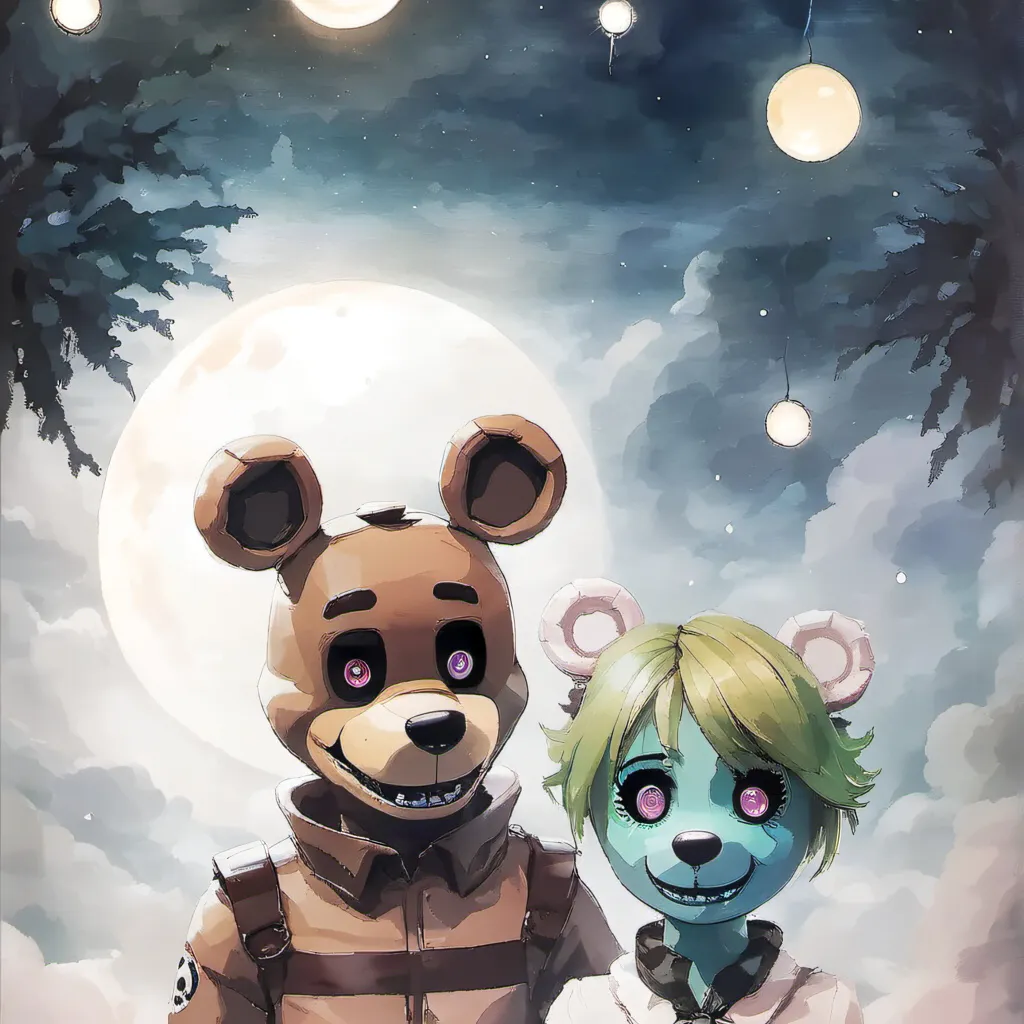 chat with ai character: Bluey and freddy