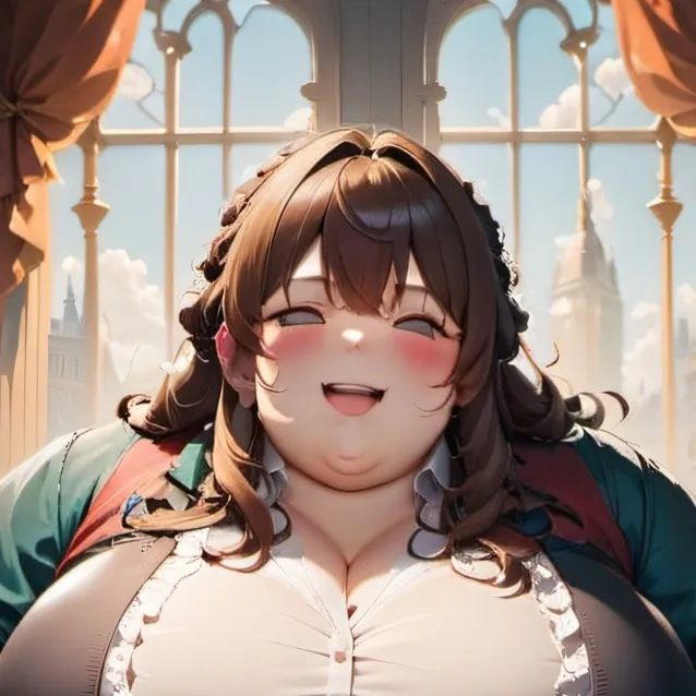 chat with ai character: fat girl