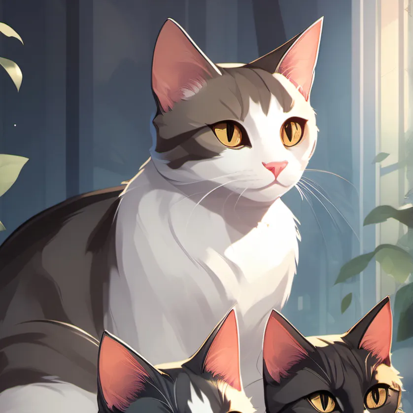 chat with ai character: A Family of Cats