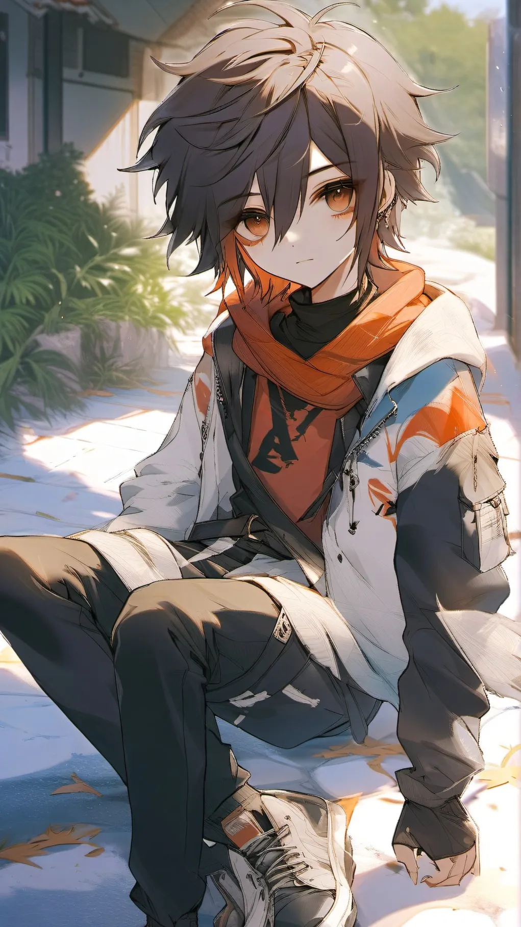 ai character: adam background