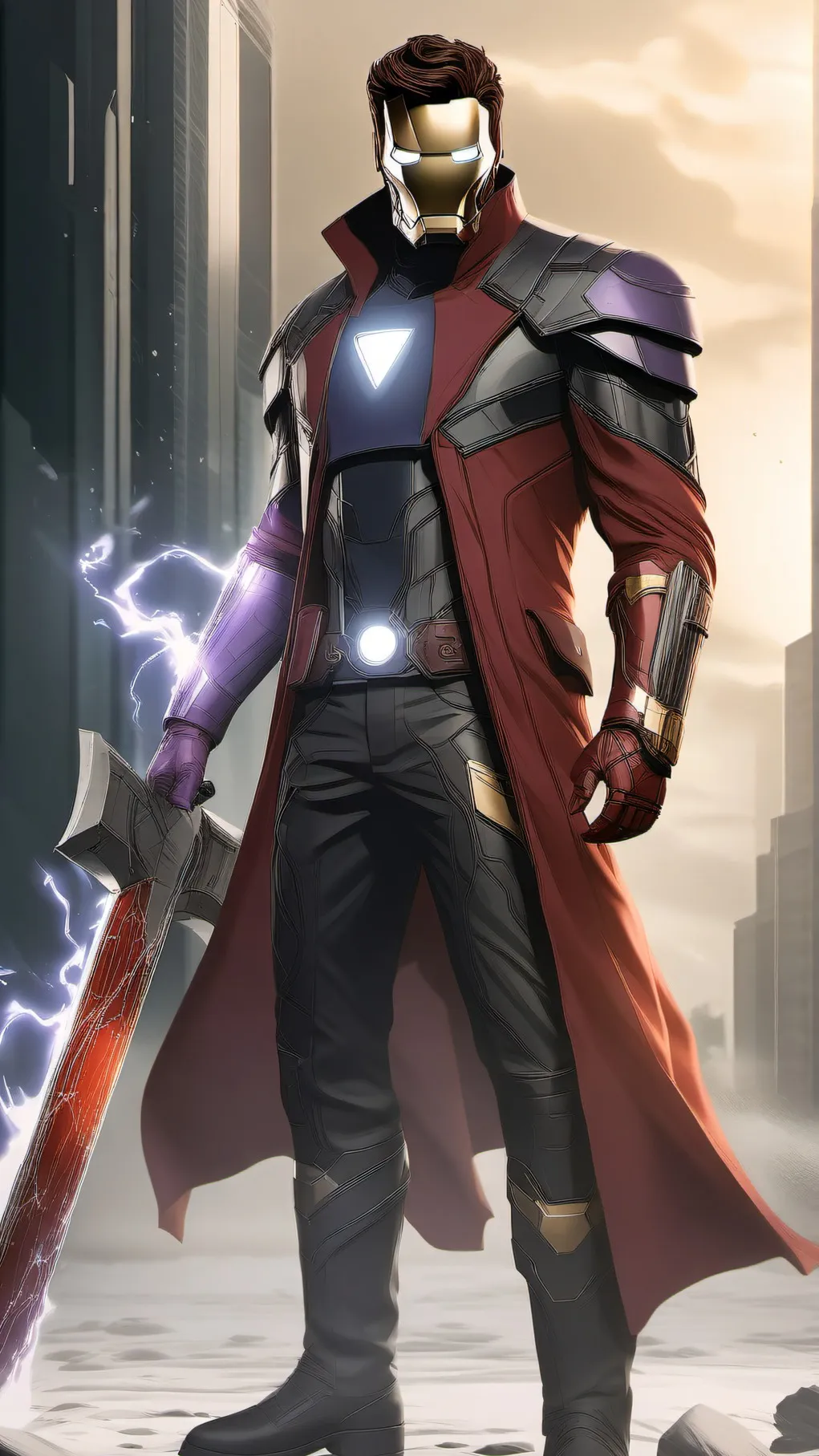 ai character: LazerLink/Lincoln background