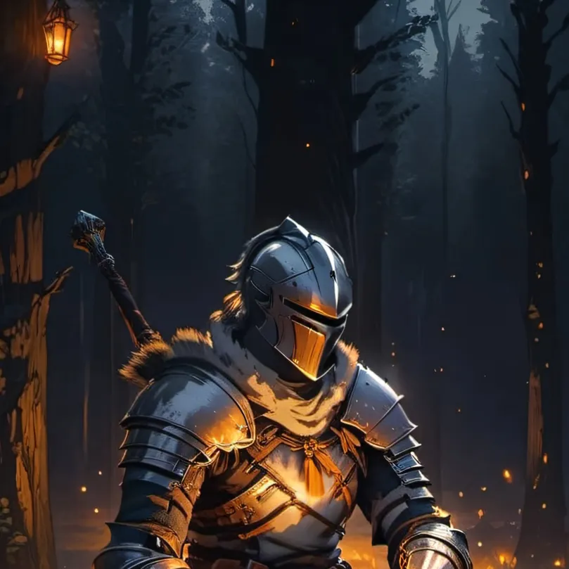 chat with ai character: The resting knight