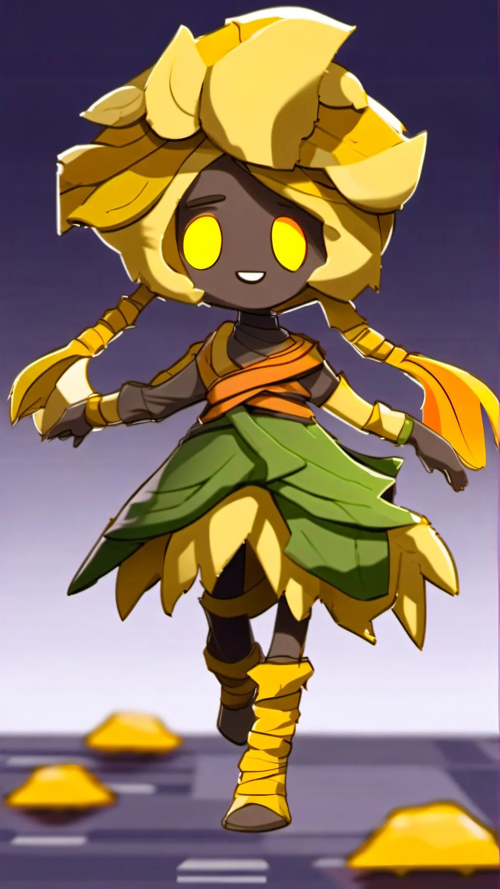 ai character: Fettuccine Cookie background