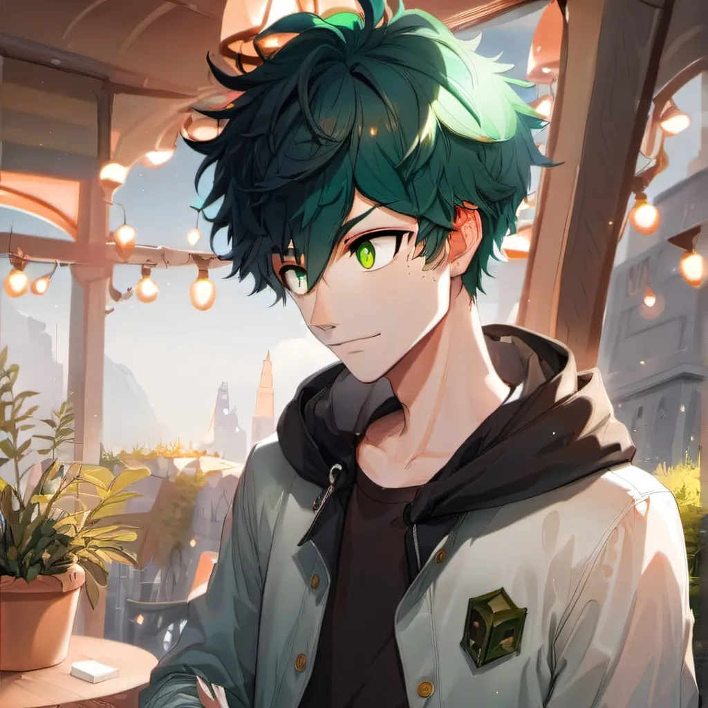 chat with ai character: Deku