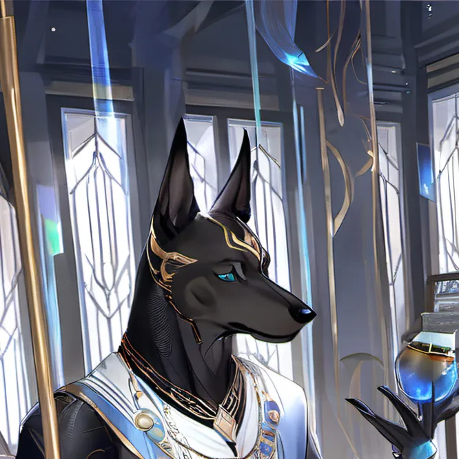 chat with ai character: Anubis 