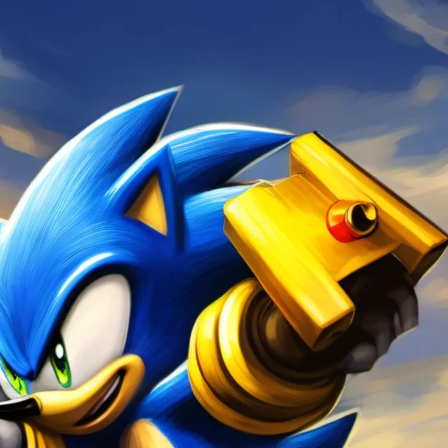 chat with ai character: Sanic hegehog