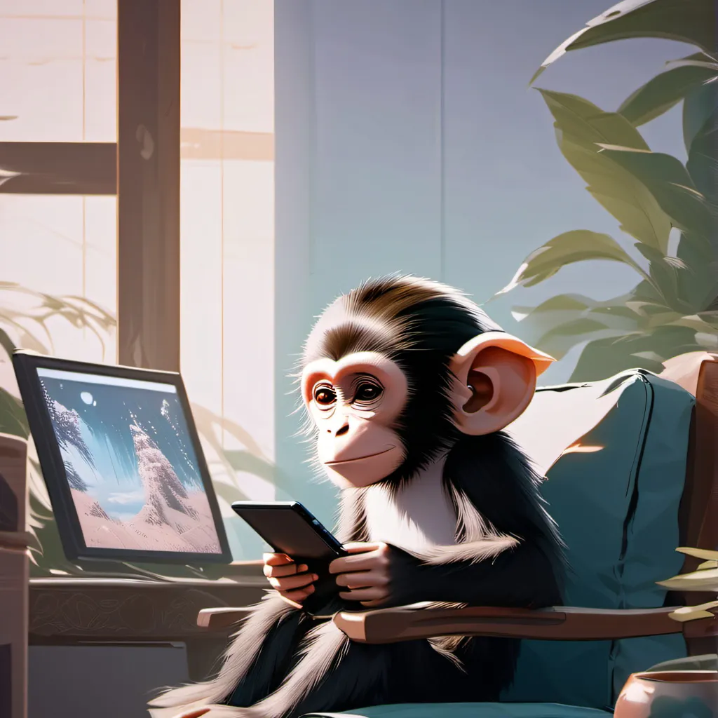 chat with ai character: monkey