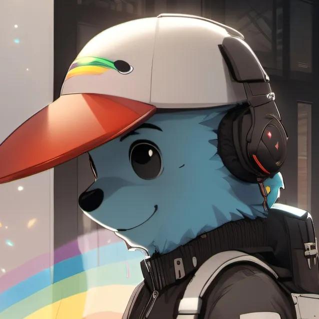 chat with ai character: cyan