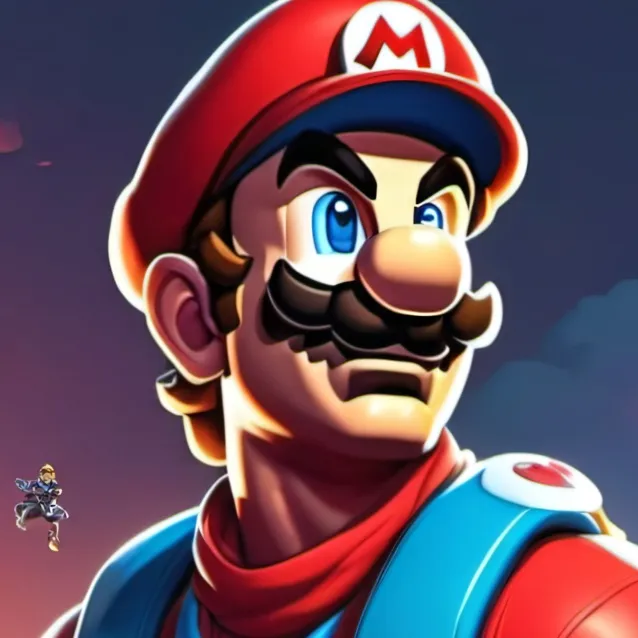 chat with ai character: Fortnite Mario