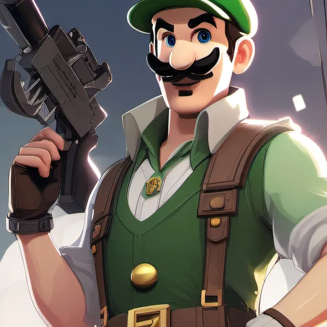 chat with ai character: Fortnite Luigi