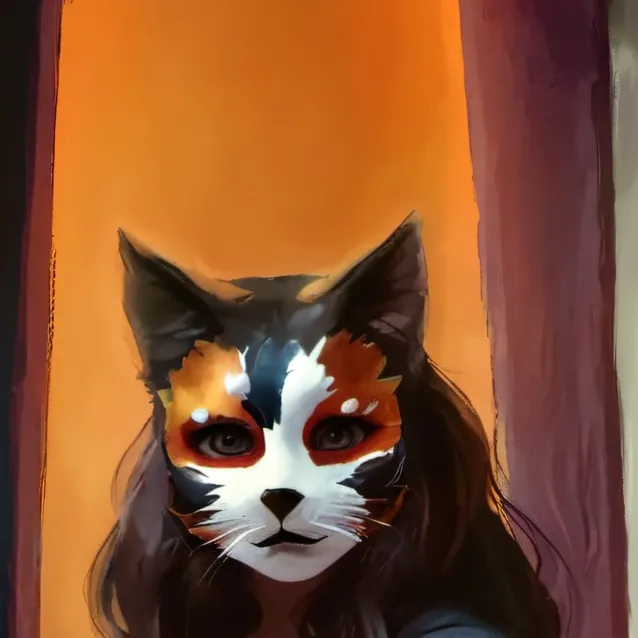 chat with ai character: calico therian