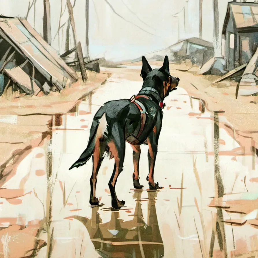 chat with ai character: Dug the dog