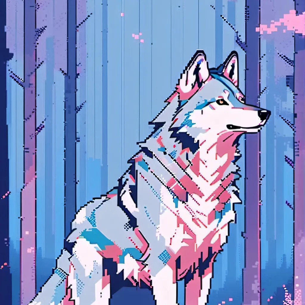 chat with ai character:  The Wolf story.