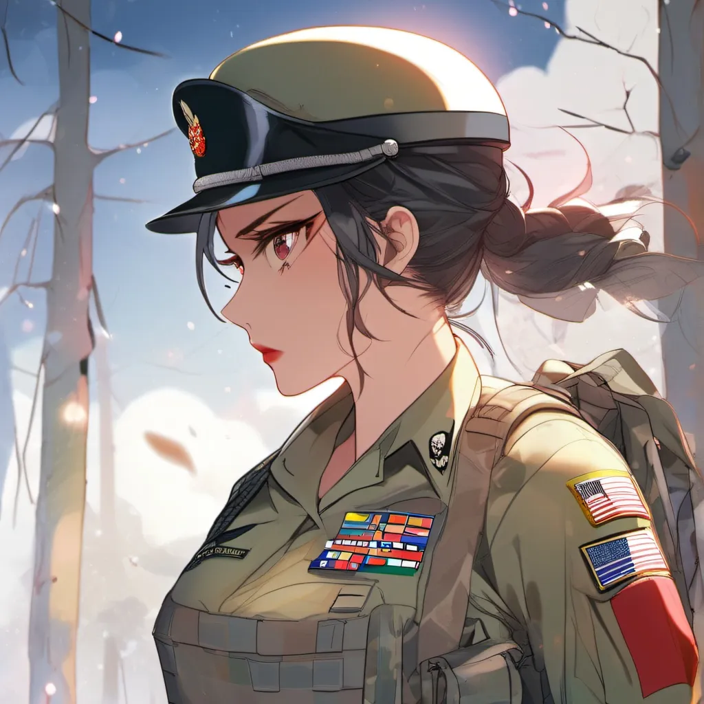 chat with ai character: enemy woman