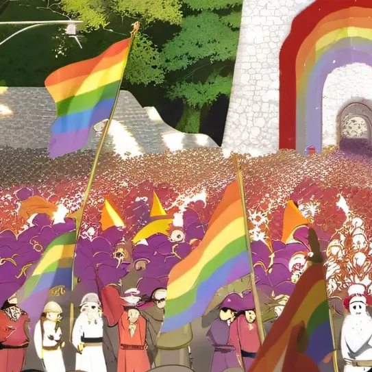 chat with ai character: PRIDE PARADE!!!! 