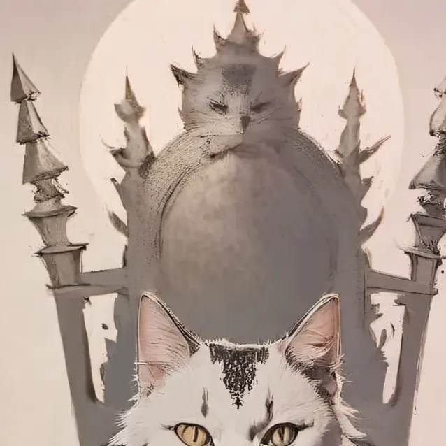 chat with ai character: evil cat