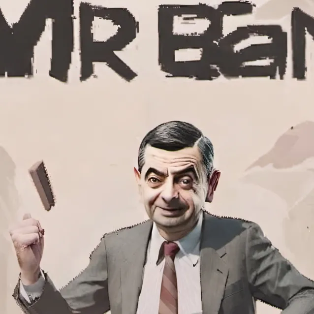 chat with ai character: mrbean in minecraf
