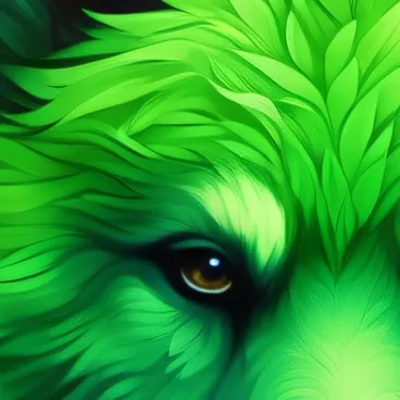 chat with ai character: Green furry