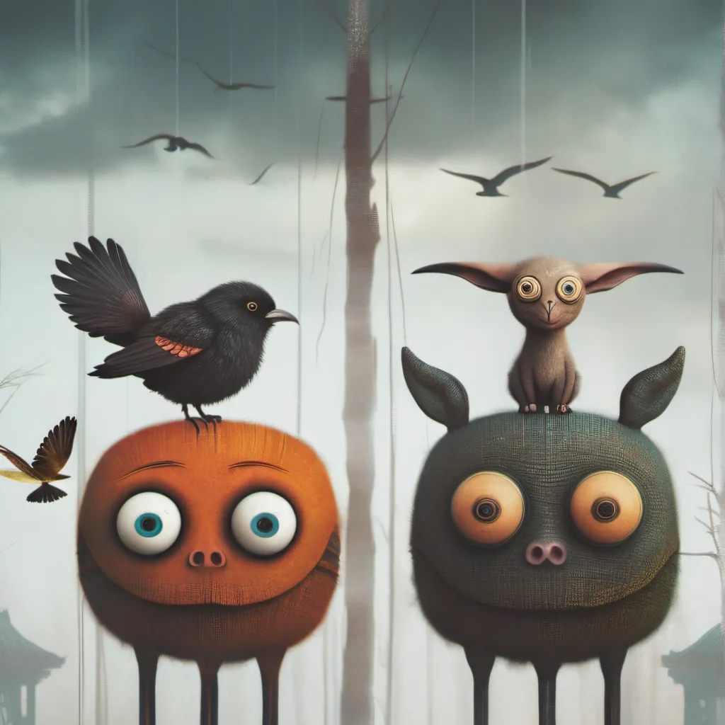 chat with ai character: Two creeps