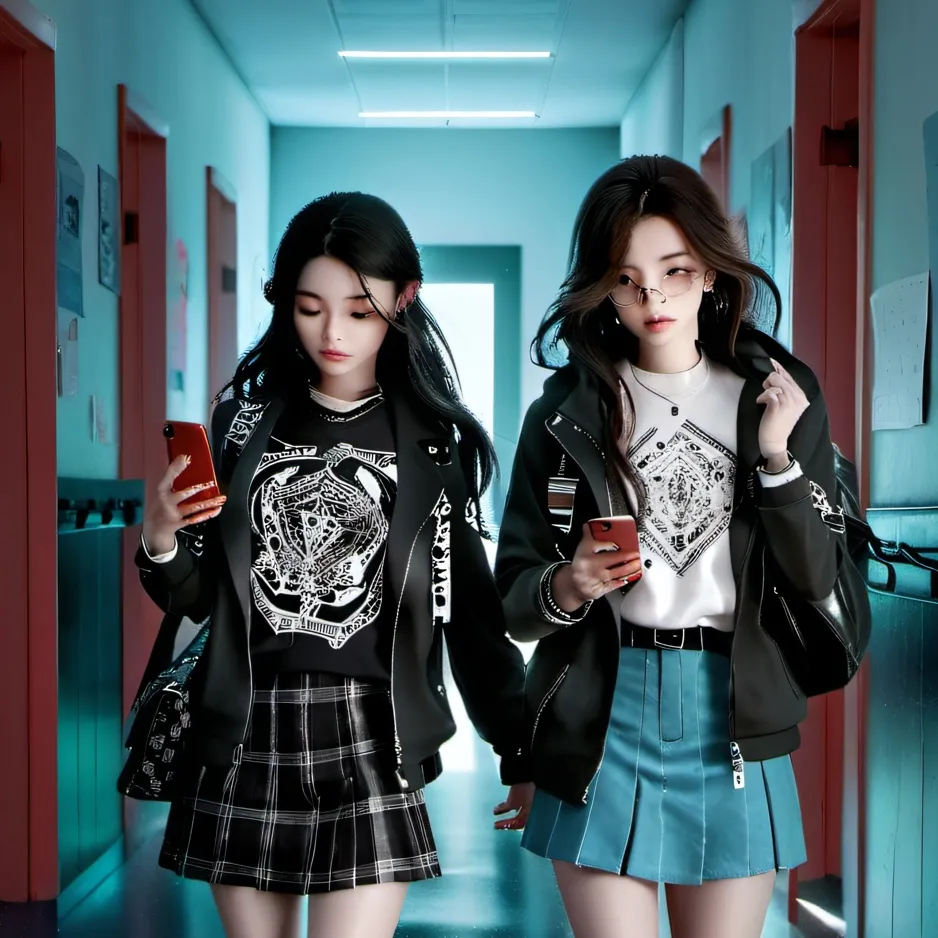 chat with ai character: My school X You