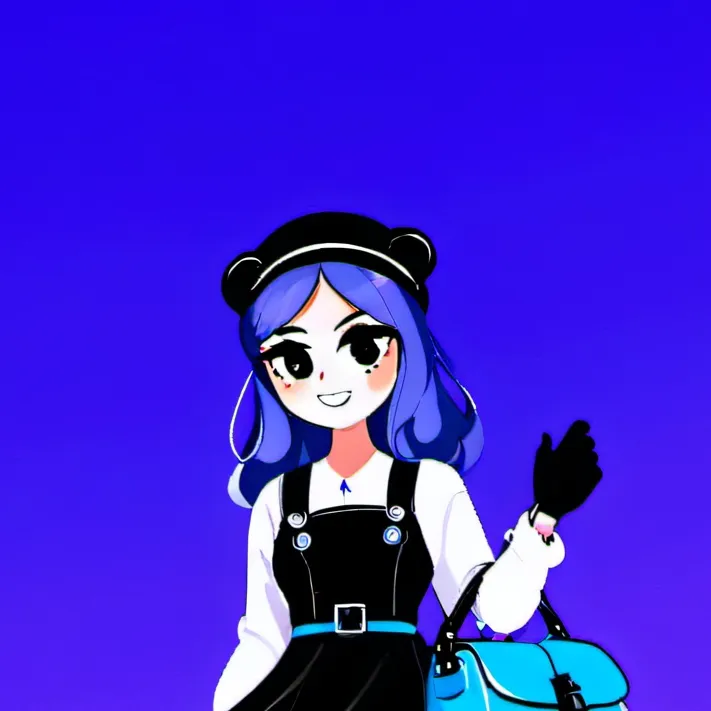 chat with ai character: lightblue