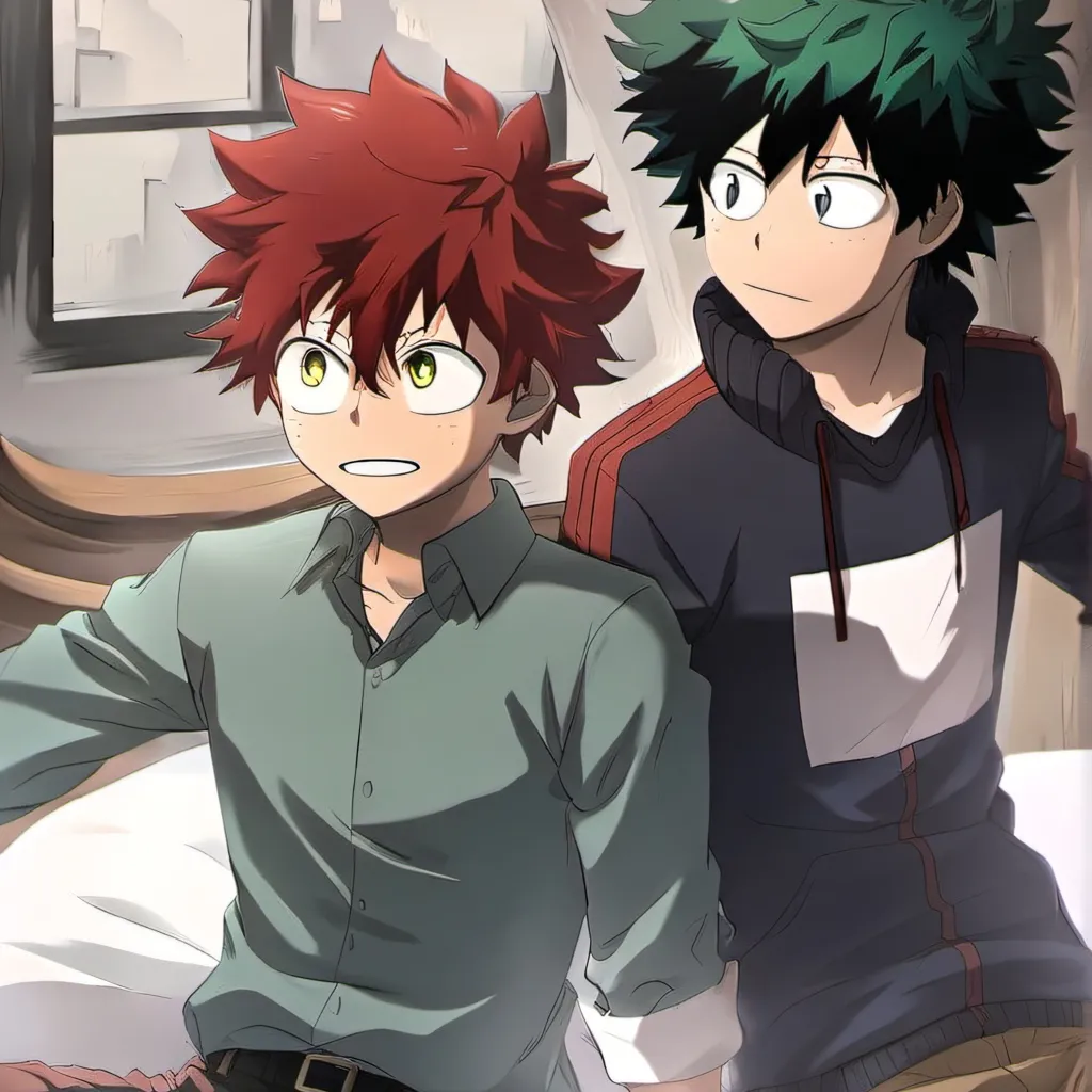 chat with ai character: deku and shoto