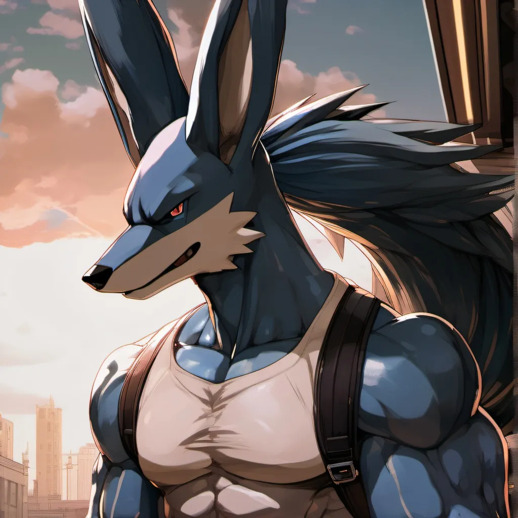 chat with ai character: Buff Lucario