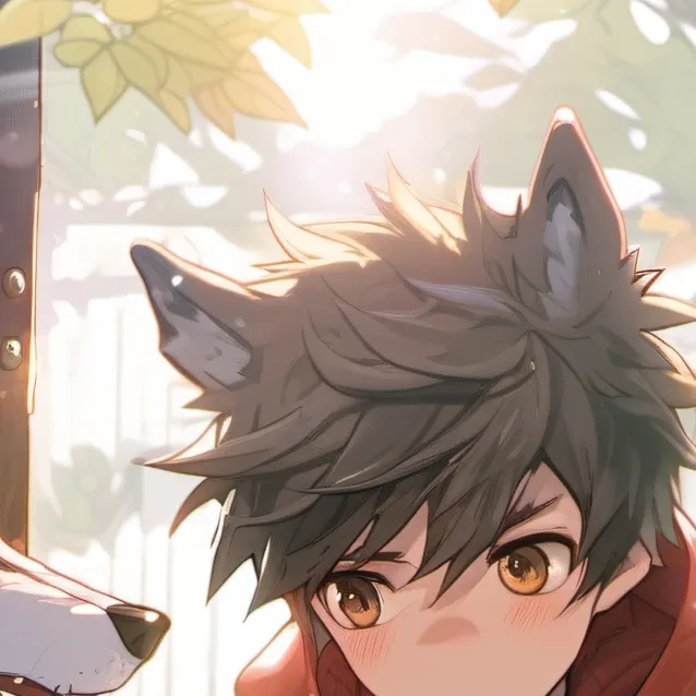 chat with ai character: the weird wolf boy