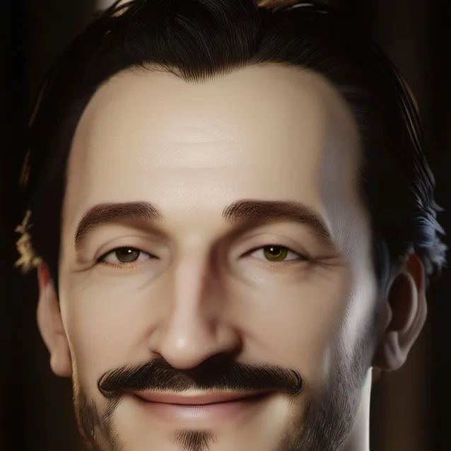 chat with ai character: Happy face