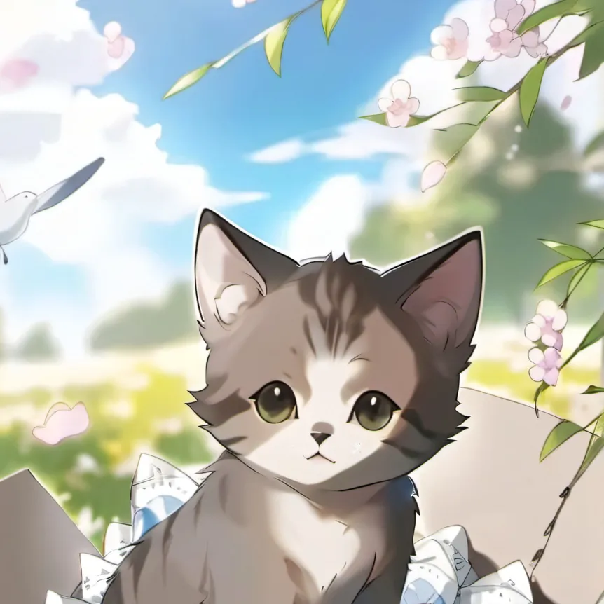 chat with ai character: Da baby cat