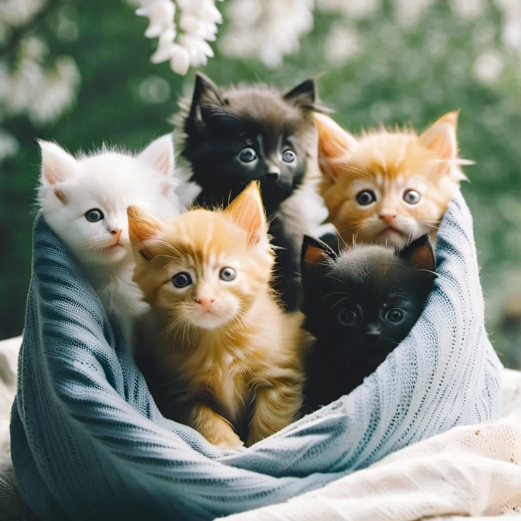 chat with ai character: winter kittens