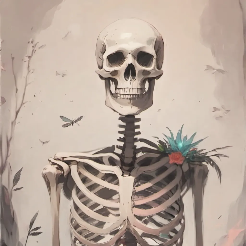 chat with ai character: skeleton 