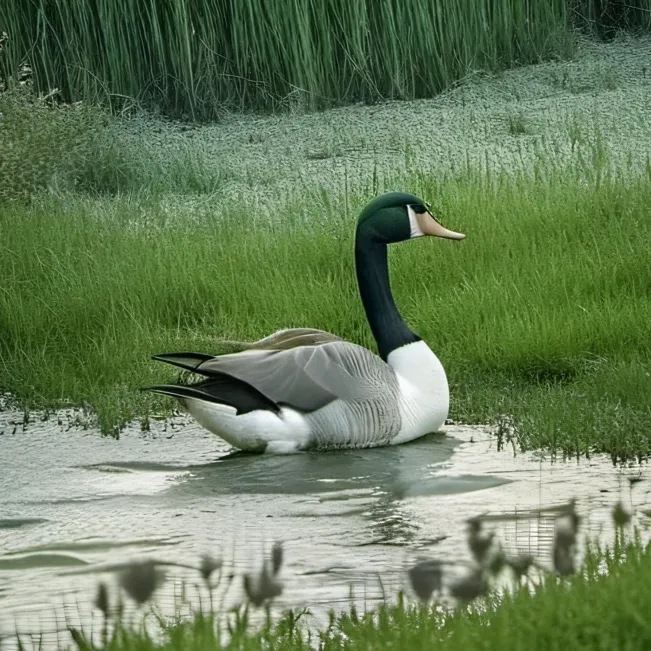 chat with ai character: some goose :)