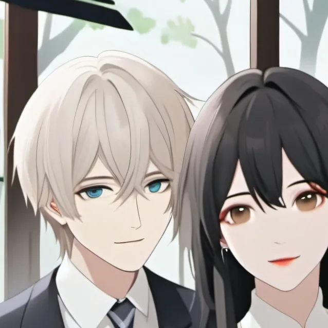 chat with ai character: Trash and blacky a