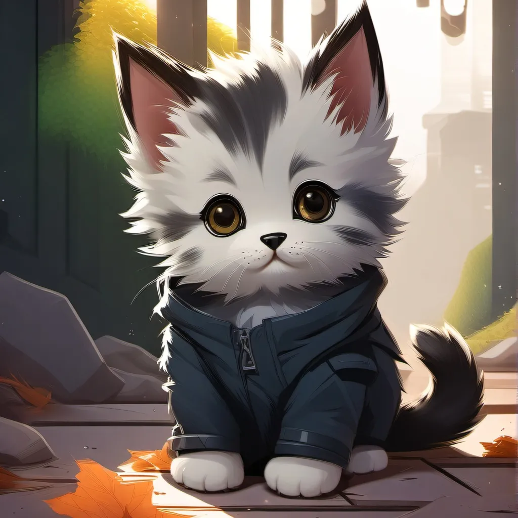 chat with ai character: cute kitten