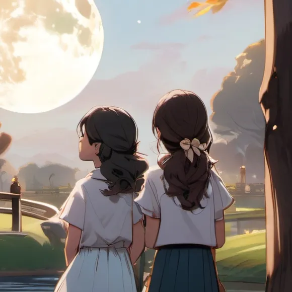 chat with ai character: luna and lisa