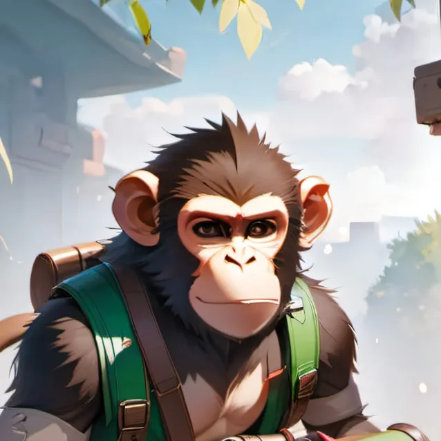 chat with ai character: mortor monkey